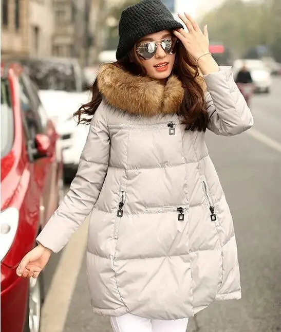 Новое зимнее женское пальто теплая куртка Женская пуховая Одежда для беременных