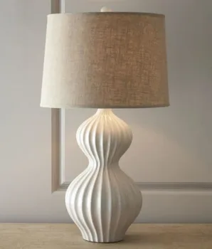 Simple gourd table lamps white elegant bedroom bedside lamp living room study clothing store lighting table lights ZA FG997
Simple gourd table lamps white elegant bedroom bedside lamp living room study clothing store lighting table lights ZA FG997