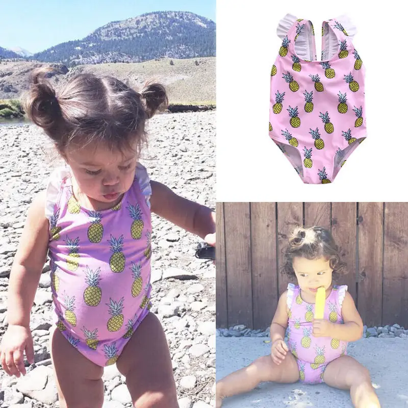 One-piece Baby Kids Girl Romper Ananas Tutu Swimsuit Swimwear Skirt Bathing Suit Summer Clothes Support Drop Shipping
One-piece Baby Kids Girl Romper Ananas Tutu Swimsuit Swimwear Skirt Bathing Suit Summer Clothes Support Drop Shipping
