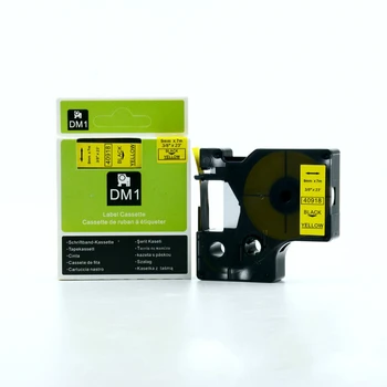 6PCS/Lot Label Tape 9mm*7M D1 40918 for Dymo Labelmaker Black on Yellow Compatible for Dymo D1 Label Printer Ribbons
6PCS/Lot Label Tape 9mm*7M D1 40918 for Dymo Labelmaker Black on Yellow Compatible for Dymo D1 Label Printer Ribbons