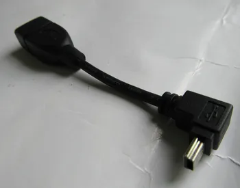 3 Article Short USB A 2.0 Female Straight To mini b Male 5p 180 Up Angle Extension Adapter cord Data line Connectors Cable 10cm 
3 Article Short USB A 2.0 Female Straight To mini b Male 5p 180 Up Angle Extension Adapter cord Data line Connectors Cable 10cm