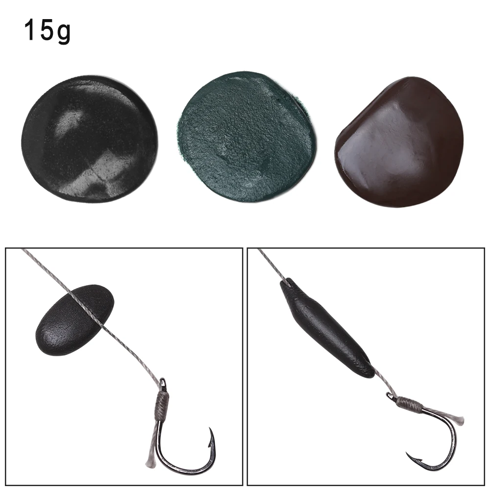 3Colors 15g New Hot Sale Tungsten Rig Putty Soft Leading Sinker Weight Carp Fishing Weight Sinkers Terminal Tackle Tungsten Mud
3Colors 15g New Hot Sale Tungsten Rig Putty Soft Leading Sinker Weight Carp Fishing Weight Sinkers Terminal Tackle Tungsten Mud