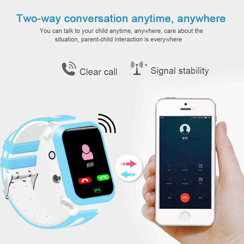 Children's Smart Phone Call Watch Baby Smart Watch Anti-lost GPS Tracker Remote Sos Alarm Kids Smartwatch for Apple Android
Children's Smart Phone Call Watch Baby Smart Watch Anti-lost GPS Tracker Remote Sos Alarm Kids Smartwatch for Apple Android