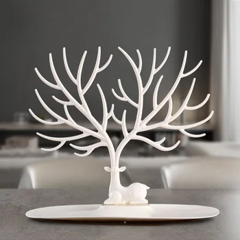 Nordic Mascot Deer Figure Home Decoration Ornaments Antler Tree Jewelry Earrings Storage Desk Christmas Decorations for Home
Nordic Mascot Deer Figure Home Decoration Ornaments Antler Tree Jewelry Earrings Storage Desk Christmas Decorations for Home