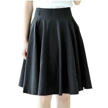 New 2020 Spring Summer Women Skirt Plus Size Midi Skirt Fashion High Waist Pleated Skirt Black White Skirts Women Saias
New 2020 Spring Summer Women Skirt Plus Size Midi Skirt Fashion High Waist Pleated Skirt Black White Skirts Women Saias