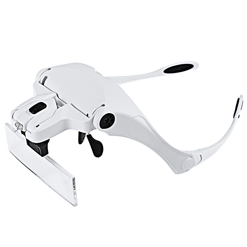 1.0x 1.5x 2.0x 2.5x 3.5x Wearing styles magnifying glass with LED lights for the elderly reading Repair Magnifier
1.0x 1.5x 2.0x 2.5x 3.5x Wearing styles magnifying glass with LED lights for the elderly reading Repair Magnifier