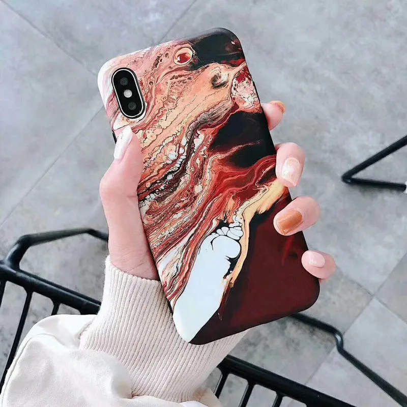 Simple rendering fashion shatter-resistant soft shell for iPhone6 6s 7 8 Personality dustproof phone case for iPhone X XS XR MAX
Simple rendering fashion shatter-resistant soft shell for iPhone6 6s 7 8 Personality dustproof phone case for iPhone X XS XR MAX