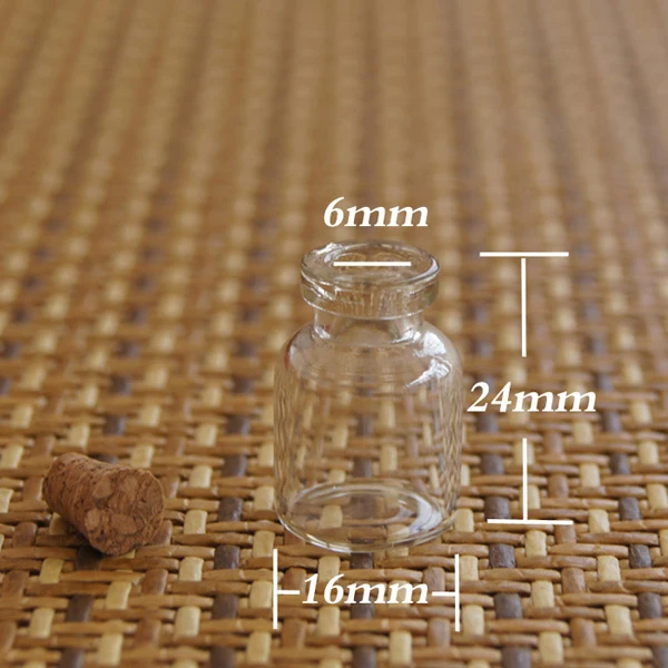 Capacity 1.5ml (16*24*6mm) 100pcs/lot Three styles Wishing bottle cork glass bottle,glass vial,mini glass bottles with corks
Capacity 1.5ml (16*24*6mm) 100pcs/lot Three styles Wishing bottle cork glass bottle,glass vial,mini glass bottles with corks