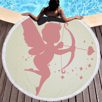 Fashion Creative Elf Wings Pattern Microfiber Beach Towel Plus Tassel Design Round Bath Yoga Mat Child Crawling Diameter 150cm
Fashion Creative Elf Wings Pattern Microfiber Beach Towel Plus Tassel Design Round Bath Yoga Mat Child Crawling Diameter 150cm