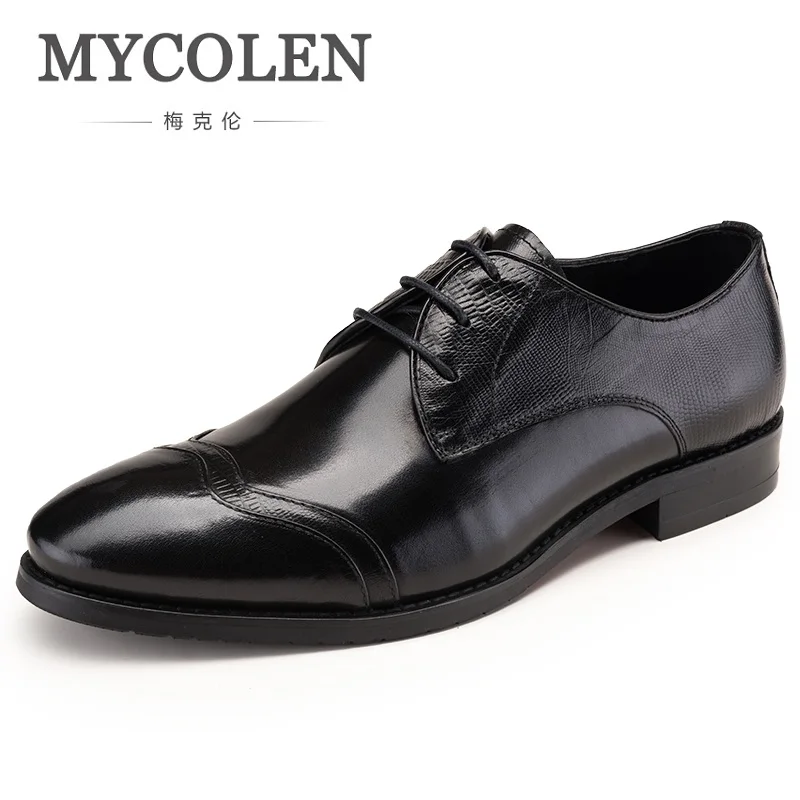 MYCOLEN New Luxury Dress Shoes For Wedding Formal Business Shoes Lace-Up Genuine Leather Poited Toe Erkek Klasik Ayakkabi
MYCOLEN New Luxury Dress Shoes For Wedding Formal Business Shoes Lace-Up Genuine Leather Poited Toe Erkek Klasik Ayakkabi