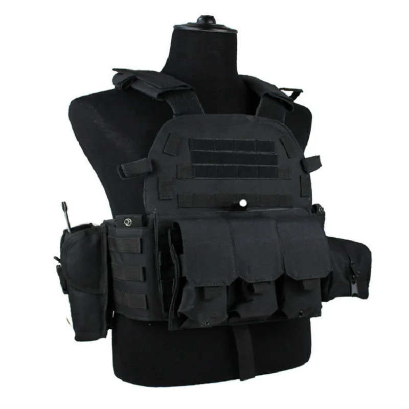 Tactical 6094 Vests 600D Nylon Molle Tactical Vest Body armor Hunting plate Carrier Airsoft triple magazine Pouches Combat Gear
Tactical 6094 Vests 600D Nylon Molle Tactical Vest Body armor Hunting plate Carrier Airsoft triple magazine Pouches Combat Gear
