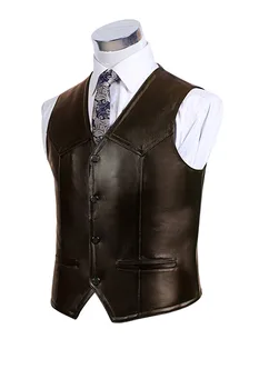BOU The new 2020 Sheep skin leather vest men vest fashion V is gotten high quality
BOU The new 2020 Sheep skin leather vest men vest fashion V is gotten high quality