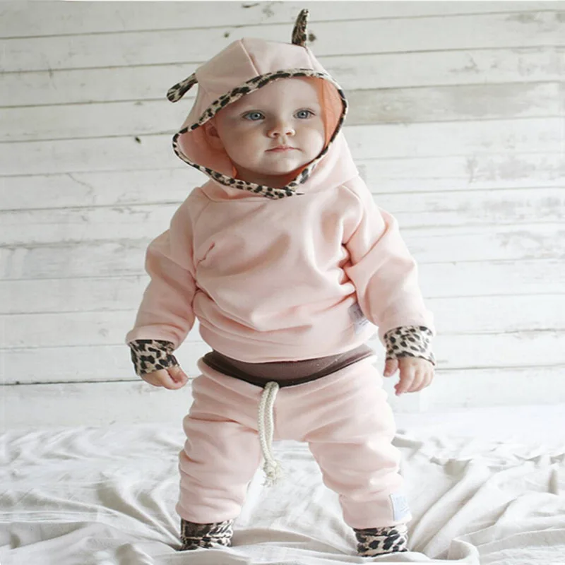 2019 autumn 2pcs suit baby girl clothing sets Newborn Baby Girls Pink Long Sleeve leopard Hoodie Sweatshirt+Pants Outfits Set
2019 autumn 2pcs suit baby girl clothing sets Newborn Baby Girls Pink Long Sleeve leopard Hoodie Sweatshirt+Pants Outfits Set