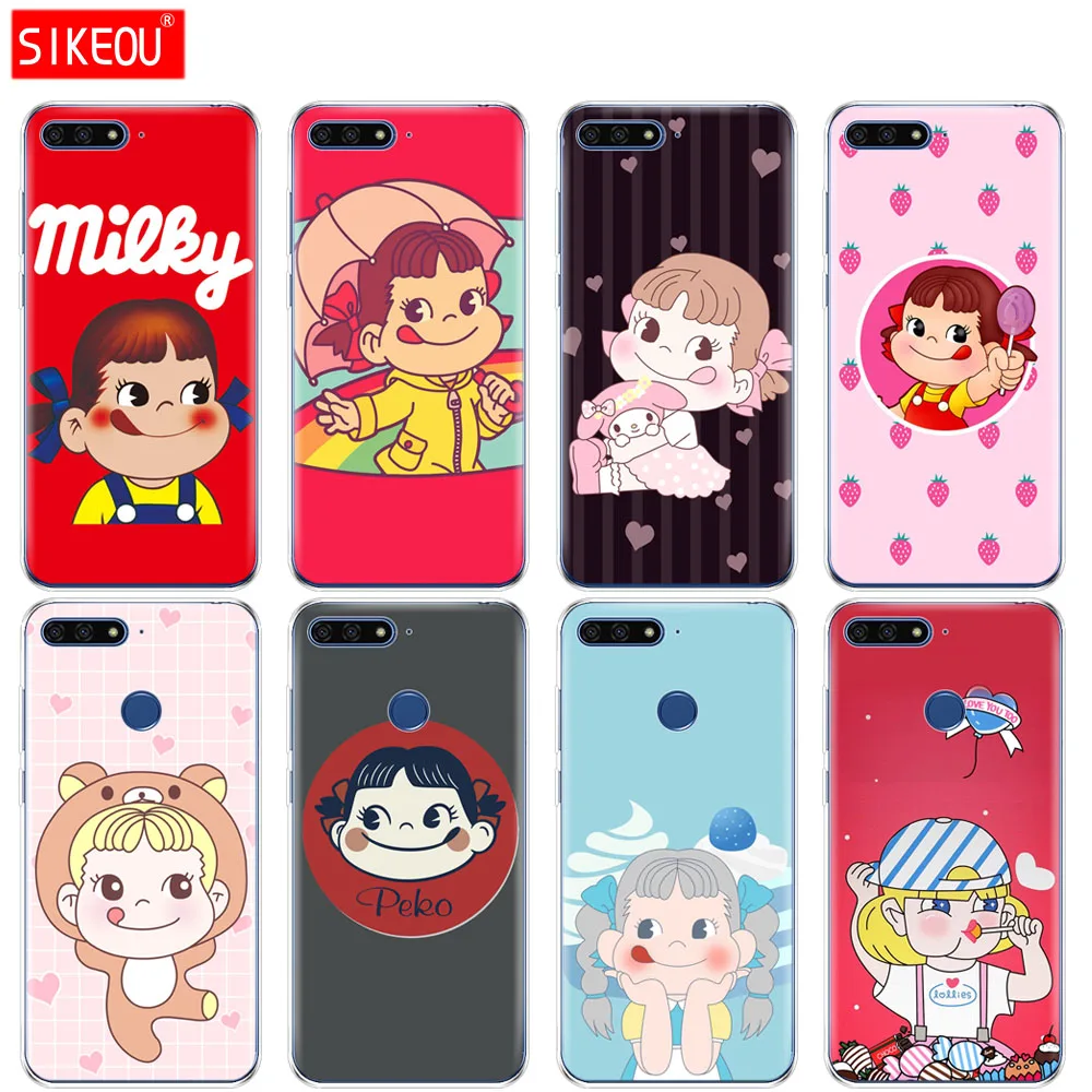 Silicone Cover Phone Case For Huawei Honor 7A PRO 7C Y5 Y6 Y7 Y9 2017 2018 Prime Peko Milky girl
Silicone Cover Phone Case For Huawei Honor 7A PRO 7C Y5 Y6 Y7 Y9 2017 2018 Prime Peko Milky girl