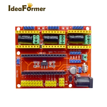 3D Printer CNC shield V4 Laser engraving machine Expansion Board applicable printer engraving driver board arduino CNC Shield V4
3D Printer CNC shield V4 Laser engraving machine Expansion Board applicable printer engraving driver board arduino CNC Shield V4