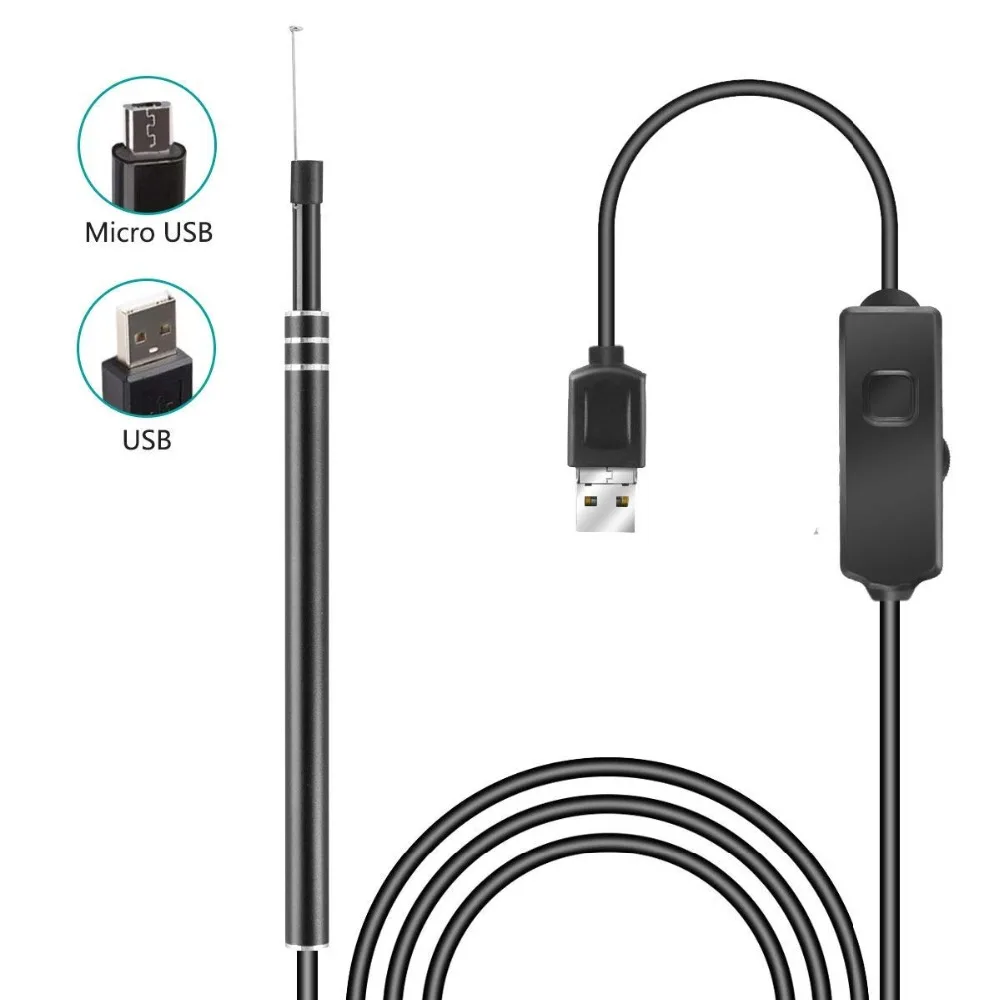 USB Ear Cleaning Endoscope HD Visual Ear Spoon Multifunctional Earpick With Mini Camera Ear Health Care Cleaner ear wax removal
USB Ear Cleaning Endoscope HD Visual Ear Spoon Multifunctional Earpick With Mini Camera Ear Health Care Cleaner ear wax removal