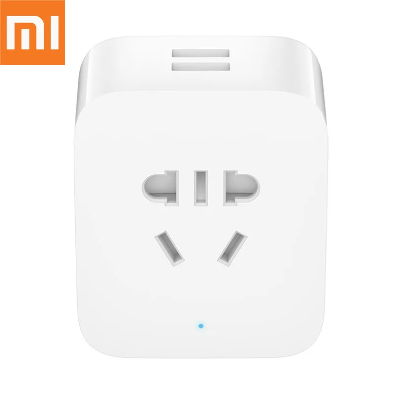Original Xiaomi Mijia Smart Socket Plug Enhanced 2 USB Fast Charging Wifi 2200W 10A Mi Home APP Remote Control Timming
Original Xiaomi Mijia Smart Socket Plug Enhanced 2 USB Fast Charging Wifi 2200W 10A Mi Home APP Remote Control Timming
