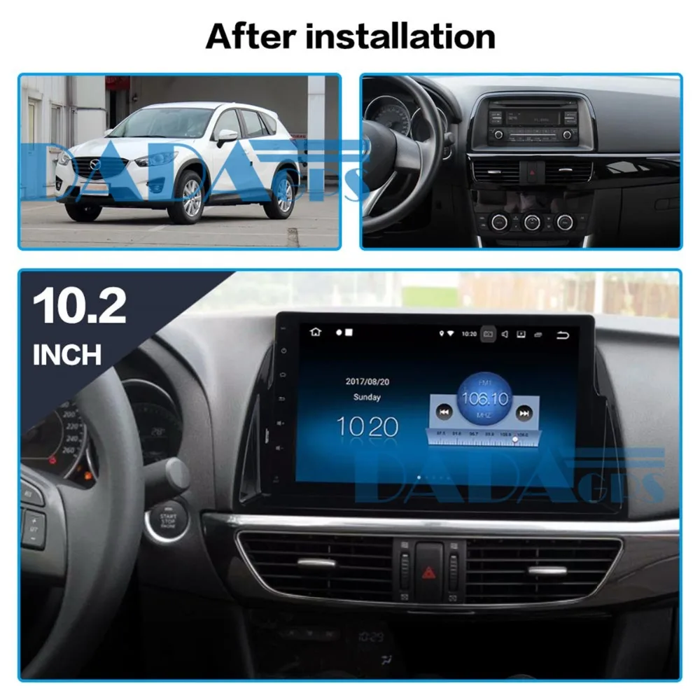 10.2" Car GPS Radio Player for Mazda CX5 CX-5 2013 2014 2015 with Octa Core 4GB 32GB Auto Stereo Android 8.0 DVD Multimedia
10.2" Car GPS Radio Player for Mazda CX5 CX-5 2013 2014 2015 with Octa Core 4GB 32GB Auto Stereo Android 8.0 DVD Multimedia