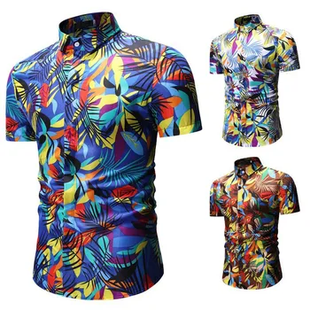 Men Shirt Men Casual Slim Fit Short Sleeve Button Printed Stand Collar Shirt Top Blouse
Men Shirt Men Casual Slim Fit Short Sleeve Button Printed Stand Collar Shirt Top Blouse