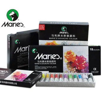 Marie's 12/18/24/36Colors Gouache Painting Paint Set High Quality Transparent 12ML Gouache Pigment For Artist School Student
Marie's 12/18/24/36Colors Gouache Painting Paint Set High Quality Transparent 12ML Gouache Pigment For Artist School Student