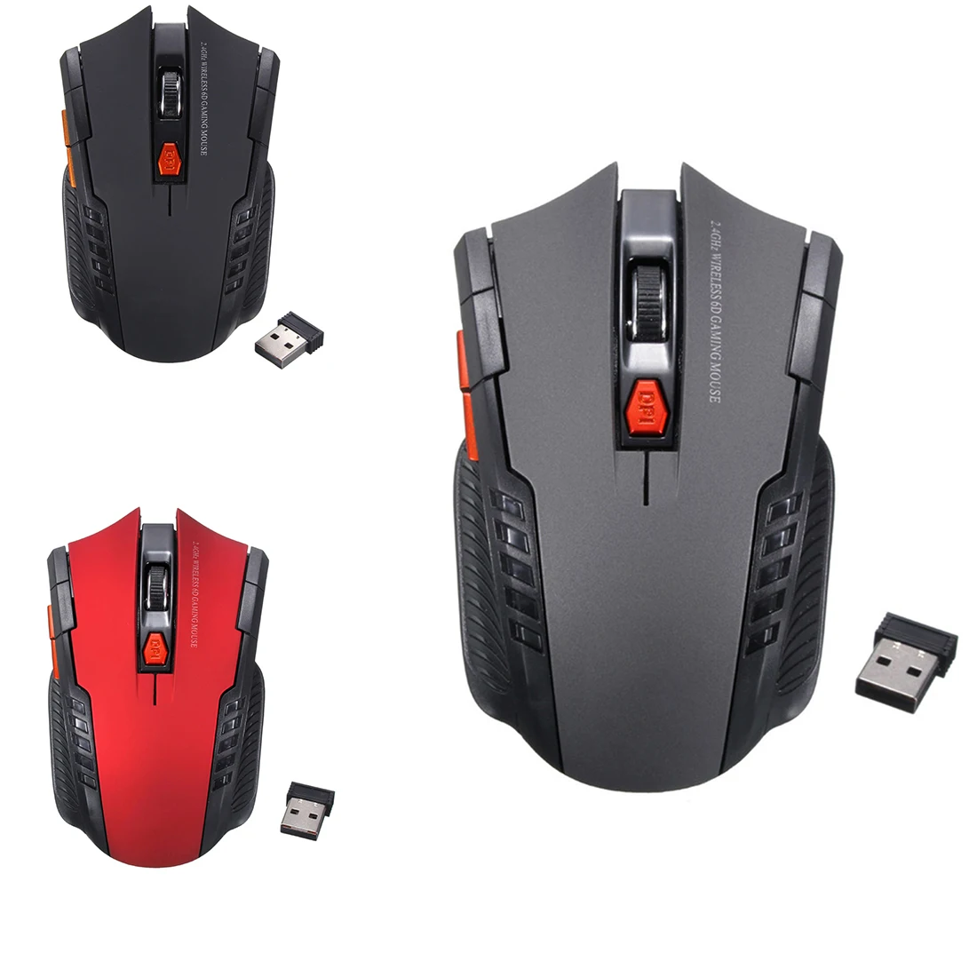 NOYOKERE 2.4Ghz Mini Portable Mouse Wireless Optical 2000DPI Adjustable Professional Gaming Game Mouse Mice For PC Laptop
NOYOKERE 2.4Ghz Mini Portable Mouse Wireless Optical 2000DPI Adjustable Professional Gaming Game Mouse Mice For PC Laptop