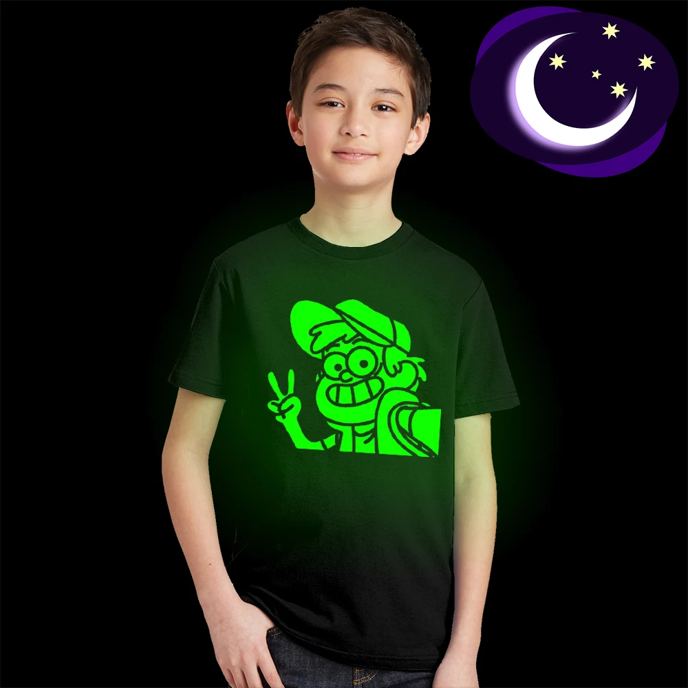 Glow In Dark Gravity Falls T-shirt Kids for Boys Girls Gravity Falls T Shirt Children Luminous Summer Clothes Graviti Falls Tees
Glow In Dark Gravity Falls T-shirt Kids for Boys Girls Gravity Falls T Shirt Children Luminous Summer Clothes Graviti Falls Tees