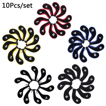 HOT 10PCS Golf Club Head Cover Iron Putter Headcover Protect Set Number Printed With Zipper Golf Club Accessories
HOT 10PCS Golf Club Head Cover Iron Putter Headcover Protect Set Number Printed With Zipper Golf Club Accessories