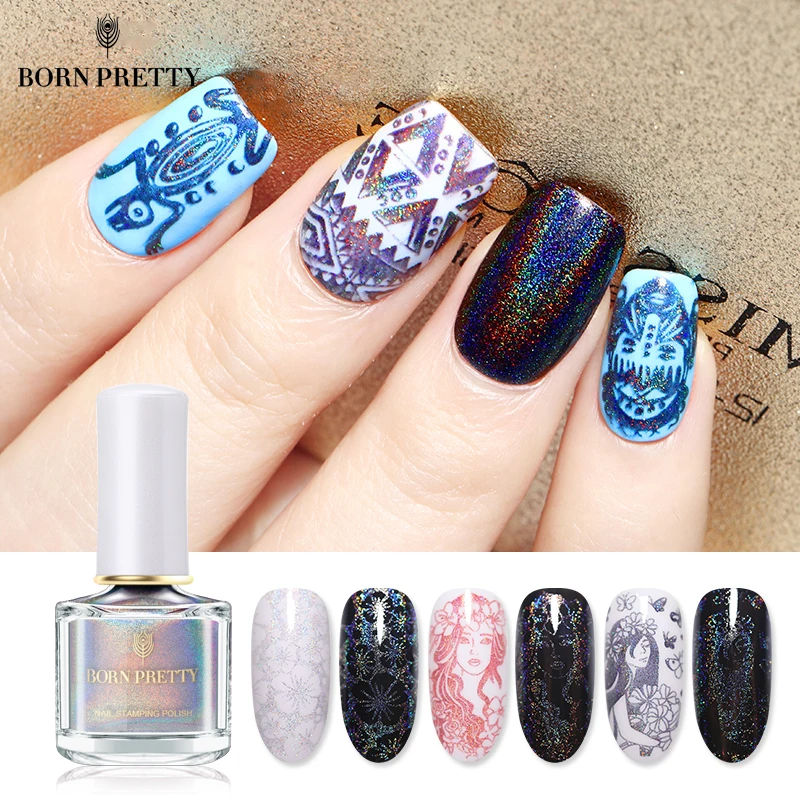 BORN PRETTY Holographic Nail Stamping Polish 6ml Silver Laser Holo Image Printing Varnish Manicure Nail Art Plate Stamp Lacquer
BORN PRETTY Holographic Nail Stamping Polish 6ml Silver Laser Holo Image Printing Varnish Manicure Nail Art Plate Stamp Lacquer