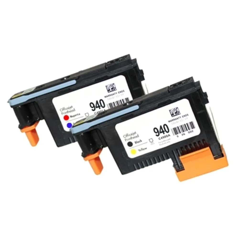 940 Printhead C4900A Black and Yellow C4901A Magenta and Cyan For HP office jet Pro 8000 8500 8500A 8500A Plus 8500A Premium
940 Printhead C4900A Black and Yellow C4901A Magenta and Cyan For HP office jet Pro 8000 8500 8500A 8500A Plus 8500A Premium