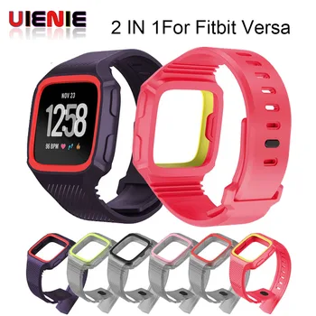 New 2 in 1 Silicone For Fitbit Versa Wristband Wrist Strap With Protective Case Cover Frame Watch Band Strap For Fitbit Versa
New 2 in 1 Silicone For Fitbit Versa Wristband Wrist Strap With Protective Case Cover Frame Watch Band Strap For Fitbit Versa