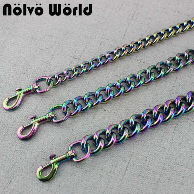 Rainbow lantern chain bag factory quality plating aluminum chain hardware accessories metal package chain rough
Rainbow lantern chain bag factory quality plating aluminum chain hardware accessories metal package chain rough