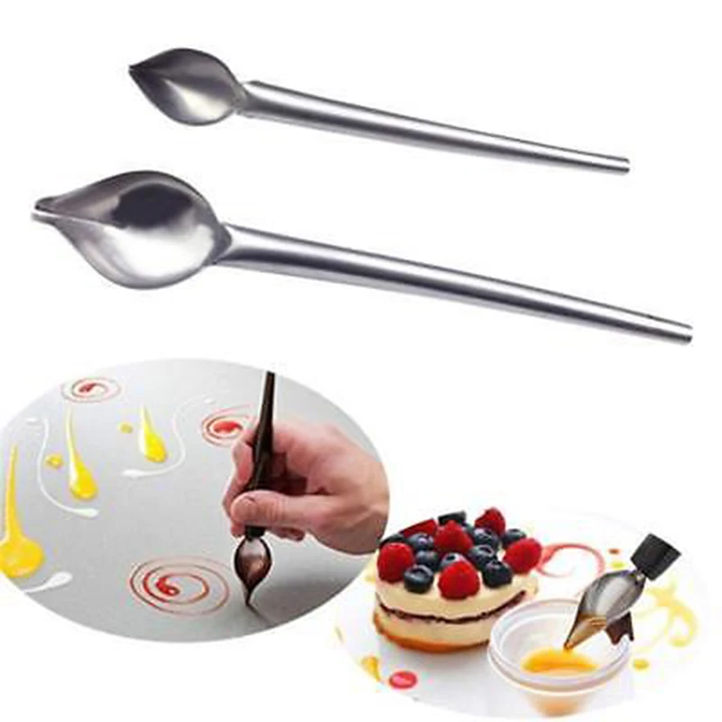 Cake Decoration Baking Pastry Tools Stainless Steel DIY Chocolate Spoon Large Pencil Filter Spoons
Cake Decoration Baking Pastry Tools Stainless Steel DIY Chocolate Spoon Large Pencil Filter Spoons