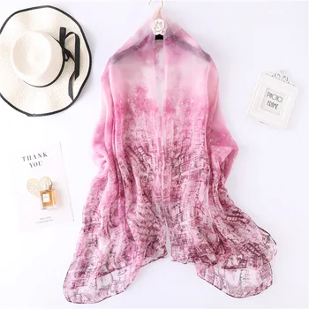 2020 Summer Silk Scarf Women Designer Print Floral Beach Foulard Shawls Wraps Cover Up Large Size Bandana Scarves
2020 Summer Silk Scarf Women Designer Print Floral Beach Foulard Shawls Wraps Cover Up Large Size Bandana Scarves