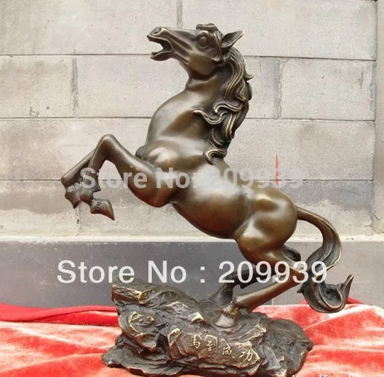 huij 00161 10"Fengshui 100% Bronze statue Art Good luck Horse Decoration sculpture
huij 00161 10"Fengshui 100% Bronze statue Art Good luck Horse Decoration sculpture