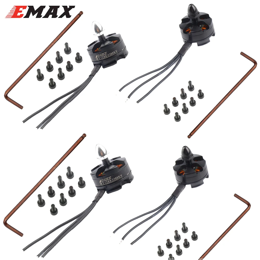 4pcs/lot EMAX MT2204 KV2300 Multi Axis CW CCW Brushless Motor for QAV250 FPV(2CW+2CCW)
4pcs/lot EMAX MT2204 KV2300 Multi Axis CW CCW Brushless Motor for QAV250 FPV(2CW+2CCW)