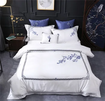 Embroidered Luxury Egyptian cotton Wedding Bedding Sets Chinese Stly Queen King size4/6pcs Bed set Bed Sheet Duvet couer white
Embroidered Luxury Egyptian cotton Wedding Bedding Sets Chinese Stly Queen King size4/6pcs Bed set Bed Sheet Duvet couer white