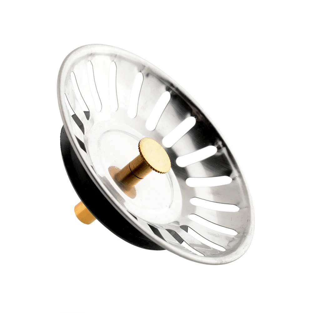 New High Quality Stainless Steel Kitchen Sink Rubber Brass Strainer Waste Plug Drain Stopper Filter Basket Plumbing Dish
New High Quality Stainless Steel Kitchen Sink Rubber Brass Strainer Waste Plug Drain Stopper Filter Basket Plumbing Dish
