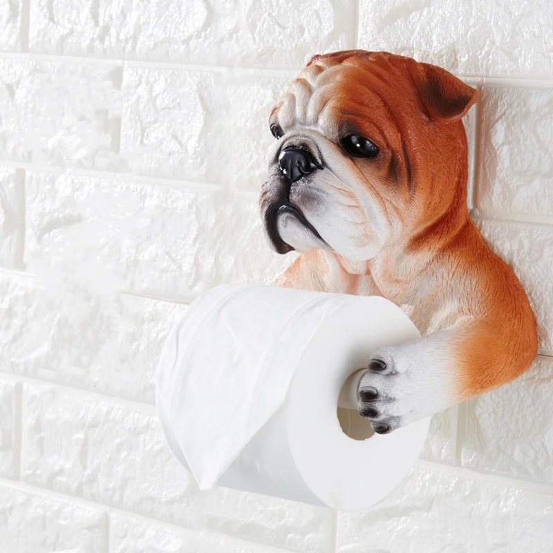 Creative toilet shelf paper towel rack 3D simulation dog / bear / cat tissue storage organizer bathroom roll holder Accessorie
Creative toilet shelf paper towel rack 3D simulation dog / bear / cat tissue storage organizer bathroom roll holder Accessorie