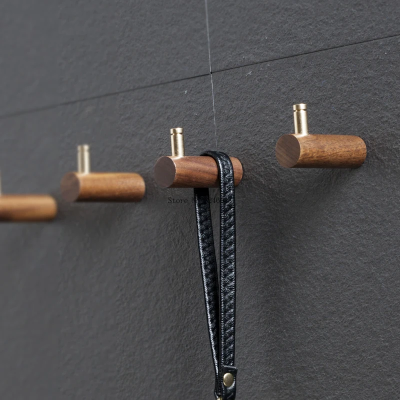 Solid wood coat hook brass hooks creative entrance porch wall hanging coat hook wall hooks wooden hook free punch
Solid wood coat hook brass hooks creative entrance porch wall hanging coat hook wall hooks wooden hook free punch