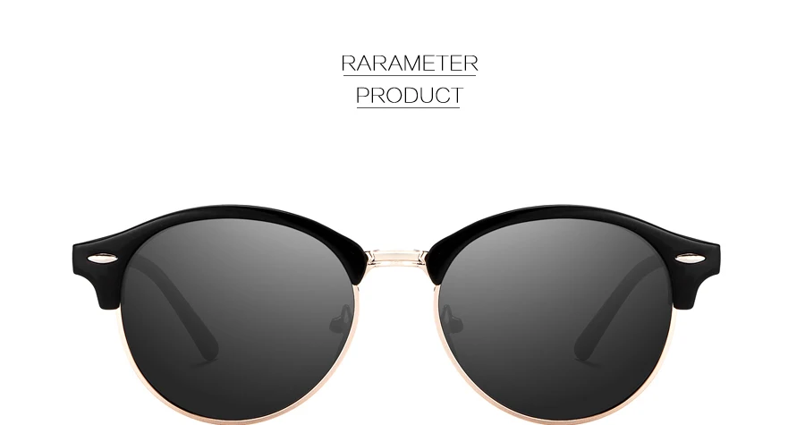 Ladies Polarized Sunglasses Women Retro Round Shades Vintage Sun Glasses Women Brand Sunglass