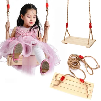 Durable Kids Swing Wooden Hanging Swing with Rope Toys for Children Home Outdoor Swings Hammock Birthday Gift Garden Decoration
Durable Kids Swing Wooden Hanging Swing with Rope Toys for Children Home Outdoor Swings Hammock Birthday Gift Garden Decoration