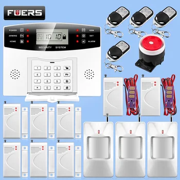 Wired & Wireless GSM Alarm System Smart Home Burglar Security Water Leakage Kit Russian /English Voice Guide Two Way Intercom
Wired & Wireless GSM Alarm System Smart Home Burglar Security Water Leakage Kit Russian /English Voice Guide Two Way Intercom