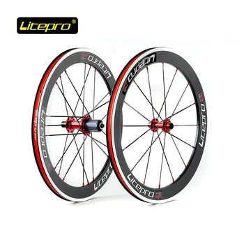 Litepro S42 Folding Bike Wheel set 20 inch 74-100mm 130-135mm V Brake WheelSet 406/451 4 Bearing Hubs Front Rear Quick Release
Litepro S42 Folding Bike Wheel set 20 inch 74-100mm 130-135mm V Brake WheelSet 406/451 4 Bearing Hubs Front Rear Quick Release