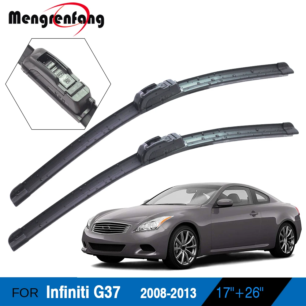 For Infiniti G37 Car Frameless Front Windscreen Wiper Blades Soft Rubber Wiper 2008 2009 2010 2011 2012 2013
For Infiniti G37 Car Frameless Front Windscreen Wiper Blades Soft Rubber Wiper 2008 2009 2010 2011 2012 2013