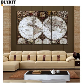 5d diy diamond painting 3pcs/set 100% resin round drill full diamond embroidery triptych Classic style home decoration 
5d diy diamond painting 3pcs/set 100% resin round drill full diamond embroidery triptych Classic style home decoration