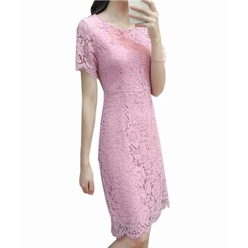 Women Elegant Wedding Party Sexy Night Club Dresses 2018 Summer New O Neck Short Sleeve Sheath Bodycon Lace Dress Vestidos
Women Elegant Wedding Party Sexy Night Club Dresses 2018 Summer New O Neck Short Sleeve Sheath Bodycon Lace Dress Vestidos