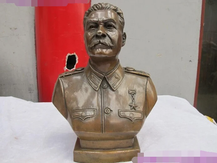 Оптовая фабрика бронзовая медная художественная статуя Сталина Иосифа | Дом и