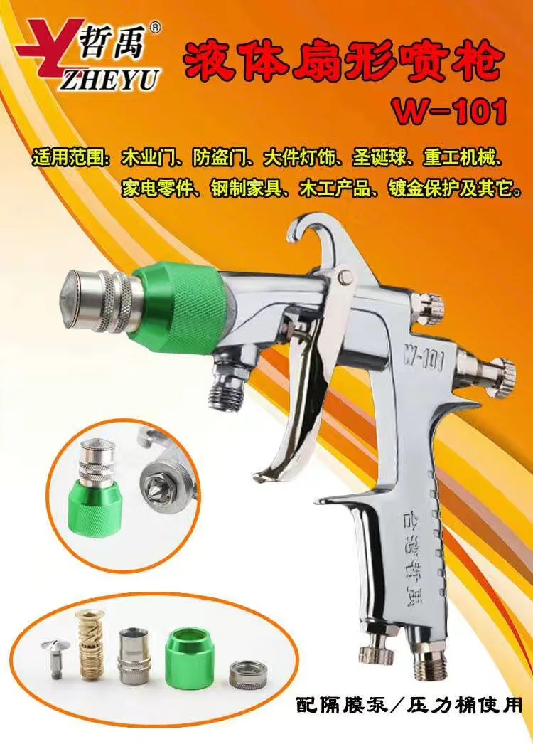 New Type W-101 W101 G S P Air Spray Gun Painting Gun For Door Window Metal Car Liquid Screw Gun Air Pressure Gun Use Pump Tank
New Type W-101 W101 G S P Air Spray Gun Painting Gun For Door Window Metal Car Liquid Screw Gun Air Pressure Gun Use Pump Tank
