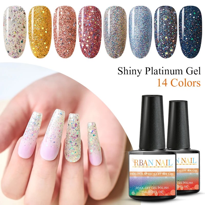 RBAN NAIL Holographic Shiny Nail Polish Colorful Glitter Nail Varnish Shimmer Nail Art Lacquer Peel Off Nail Art Design
RBAN NAIL Holographic Shiny Nail Polish Colorful Glitter Nail Varnish Shimmer Nail Art Lacquer Peel Off Nail Art Design
