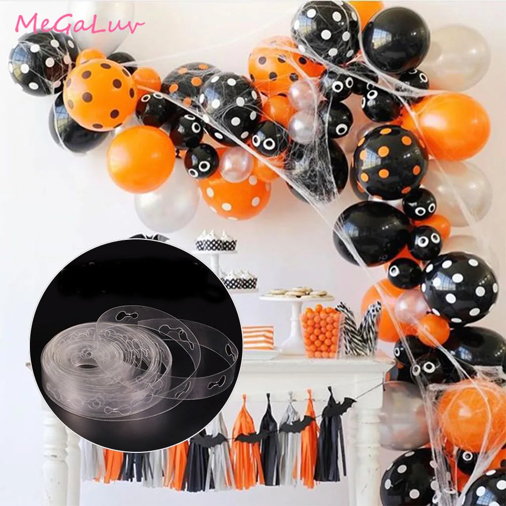 1pc Halloween Decor 5M Balloon Arch Latex Balloon Accessories Transparent Chain Wedding Birthday Party Supplies Festival Decor
1pc Halloween Decor 5M Balloon Arch Latex Balloon Accessories Transparent Chain Wedding Birthday Party Supplies Festival Decor